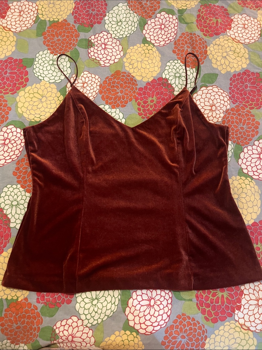 Banana Republic L velvet tank